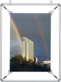 FRANKEN Cadre à tendeurs pour format A1, aluminium anodisé