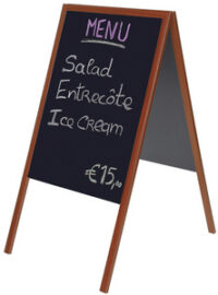 FRANKEN Porte-affiches avec surface à craie, format A1