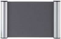 FRANKEN Plaque de porte clip, 245 x 155 mm - A5, argent