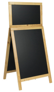 Securit Panneau trottoir DELUXE Top Board, couleur hêtre