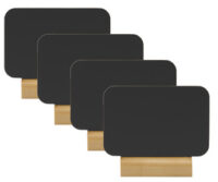 Securit Ardoise de table SILHOUETTE MINI "RECT