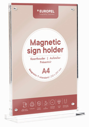 EUROPEL Porte-visuel LUXE, A6 portrait, droit