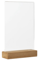 EUROPEL Présentoir de table, A6 portrait, socle bois
