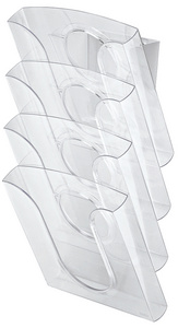 LEITZ Porte brochures pour table et mur, transparent