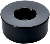 DURABLE Cendrier KULAN, rond avec couvercle, noir