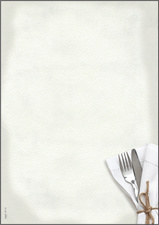sigel Papier à motif, A4, 90 g/m2, motif "Menu Dîner