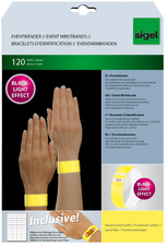 sigel Bracelets événementiels "Super Soft", fluorescent,