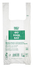 PAPSTAR Sac en plastique, en film bio, transparent
