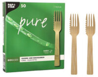 PAPSTAR Fourchette à gâteau "pure", longueur: 145 mm, par 50