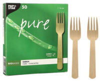 PAPSTAR Fourchette "pure", longueur: 140 mm, par 50