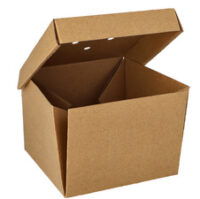 PAPSTAR Boîte à burger "pure" pliable