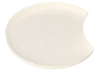 PAPSTAR Assiette en canne à sucre "pure", demi-lune, 12