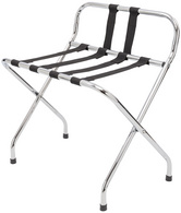 MOOR Porte-bagages MARY II, avec dos, chromé, argent