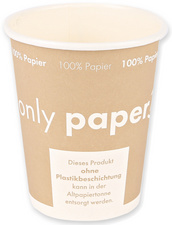 NATURE Star Gobelet pour café en papier dur "Only Paper