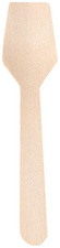 NATURE Star Cuiller à glace en bois, 96 mm, naturel