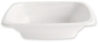 NATURE Star Plat en canne à sucre, carré, 400 ml, blanc