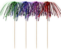 PAPSTAR Pique pour apéritif "Feu d'artifice", bois