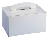 PAPSTAR Boîte à déjeuner, avec un grip de préhension