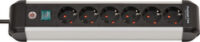 brennenstuhl Steckdosenleiste Premium-Alu-Line, 6-fach