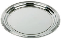 APS Plat de service CLASSIC, diamètre: 350 mm, argent