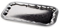 APS Plat de service, rectangulaire, 530 x 325 mm, argent