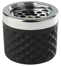 APS Cendrier NEBULA, noir mat