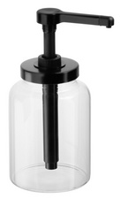 APS Flacon doseur DISPENSA, 1,7 litre, transparent/noir