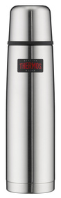 THERMOS Bouteille isotherme Light & Compact, argent, 1L