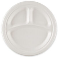 NATURE Star Assiette en canne à sucre, rond, 260 mm