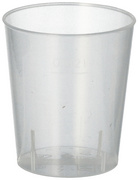 PAPSTAR Verre à liqueur en PP réutilisable, 2 cl, 50 pièces
