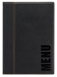 Securit Protège-menus TRENDY, A4, noir