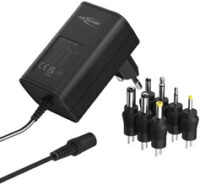 ANSMANN Bloc secteur universel APS 300, 3,6 W / 3-12 V, noir