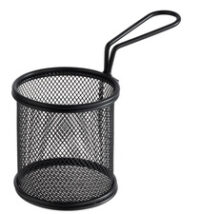 APS Panier de service pour friture SNACKHOLDER, 90 mm, noir