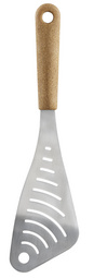 GastroMax Spatule ajourée BIO, manche effet bois