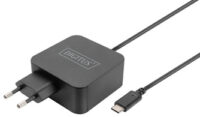 DIGITUS Chargeur pour ordinateur portable USB-C, 65 W, noir