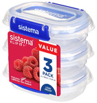 Sistema Boîte de conservation KLIP IT PLUS, 180 ml, set de 3