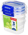 Sistema Boîte de conservation KLIP IT PLUS, 400 ml, set de 3