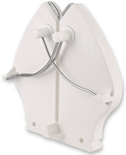 HYGOSTAR Affûteur de couteau ErgoSteel Hes II, blanc/argent