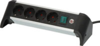 brennenstuhl Tisch-Steckdosenleiste Alu-Office-Line, 4-fach
