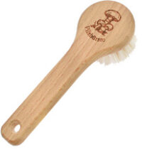 Peggy Perfect Brosse à champignons, bois naturel, rond