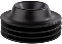 APS Coquetier EGGY, en mélamine, set de 4, noir