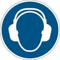 DURABLE Panneau de sécurité "Porter un casque anti-bruit