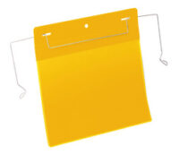 DURABLE Pochette avec fil de suspension, A5 paysage, jaune