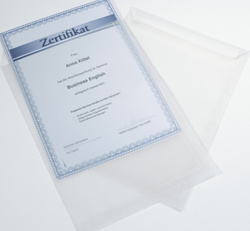 sigel Design-Versandtasche, C4, 100 g/qm, transparent – Image 2