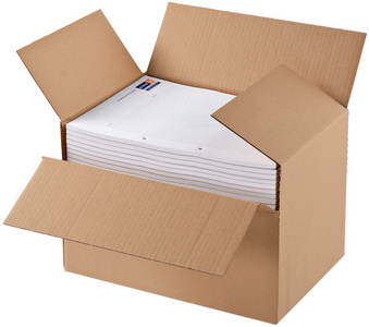 ColomPac Carton à fond automatique, pour formats A4, marron