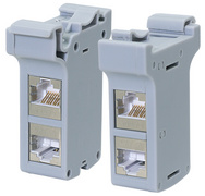 LogiLink Adaptateur pour rail DIN avec 2 coupleurs cat.6A