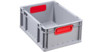 allit Bac de rangement ProfiPlus EuroBox 417, gris/rouge