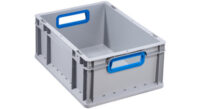 allit Bac de rangement ProfiPlus EuroBox 417, gris/bleu