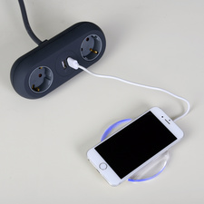 uniTEC Chargeur par induction, blanc – Image 2