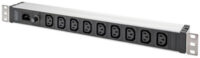 DIGITUS Multiprise 19", 9 prises, 1 U